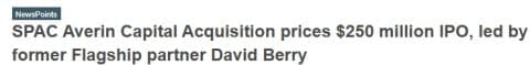Averin Capital SPAC Announcement